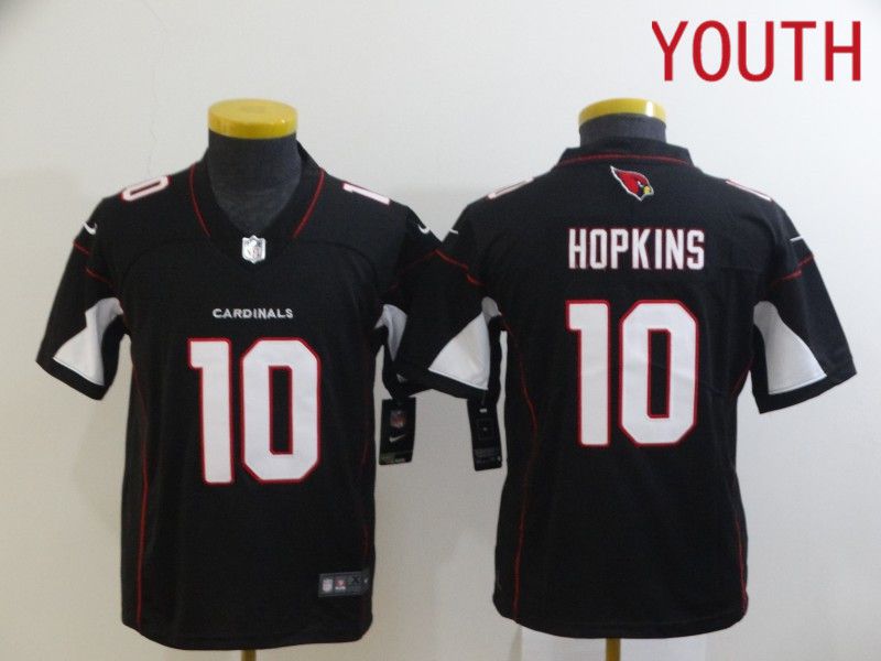 Youth Arizona Cardinals #10 Hopkins Black Nike Limited Vapor Untouchable NFL Jerseys